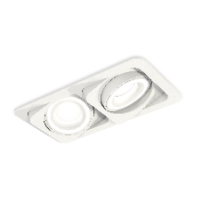 Комплект встраиваемого поворотного светильника Ambrella light XC7663080 SWH/FR белый песок/белый матовый MR16 GU5.3 (C7663, N7110)