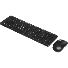 Комплект клавиатура+мышь Logitech MK220 беспроводной, USB, 1000 DPI, чёрный