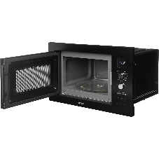 Встраиваемая микроволновая печь Vitek VBMW 2540 BG черный, 25 л, 850 Вт, переключатели - кнопки, поворотный механизм