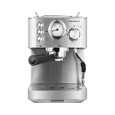 Кофеварка рожковая Maunfeld MF-721S PRO нержавеющая сталь, исп. кофе - молотый/чалды, 1.5 л, 1140 Вт, 15 бар