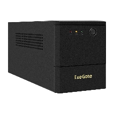 Источник бесперебойного питания ExeGate SpecialPro UNB-1000.LED.AVR.8C13 (1000VA/700W, LED, AVR, 8*C13, батарея 12V 7.2Ah - 2 шт., металлический корпус, Black)