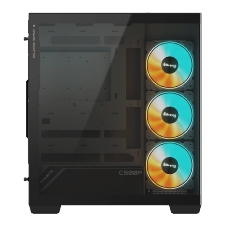 Компьютерный корпус Gigabyte Gb-C500P ST черный без БП ATX 3x120мм 6x140мм 2xUSB 3.0 1xUSB3.1 audio bott PSU
