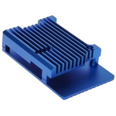Корпус Qumo Aluminum case without fan, Raspberry Pi 4, blue(RS003)