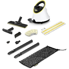 Пароочиститель Karcher EasyFix SC 2 Deluxe белый, напольный, 1500 Вт, 100 г/мин, 1000 мл