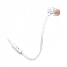 Проводные наушники JBL Tune 110 белый, внутриканальные, Jack 3.5 мм