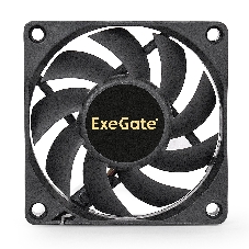 Вентилятор для корпуса ExeGate ExtraSilent ES07015S3P черный, 70 мм, 2000 об/мин, 18 дБ, 3 pin