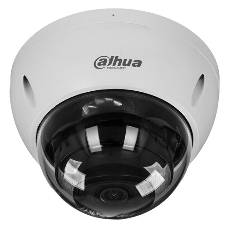 Уличная купольная IP-видеокамера Dahua DH-IPC-HDBW2449EP-S-IL-0280B Smart Dual Light с ИИ 4Мп, 1/2.9” CMOS, объектив 2.8мм, видеоаналитика, ИК до 30м, LED до 30м, IP67, корпус: металл