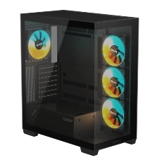 Компьютерный корпус Gigabyte Gb-C500P ST черный без БП ATX 3x120мм 6x140мм 2xUSB 3.0 1xUSB3.1 audio bott PSU
