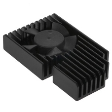 Кулер с радиатором QUMO, Raspberry Pi 4, черный (RS019)
