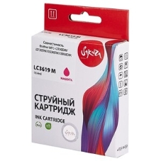 Картридж струйный Sakura LC3619M для Brother, пурпурный, 18,4 мл., 1500 к.