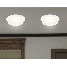 Светильник Ambrella light TN1311 SWH/FR белый песок/белый матовый GU5.3 D98*45