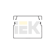 Кабель-канал 60х40 L2000 пластик ЭЛЕКОР IEK CKK10-060-040-1-K01-018