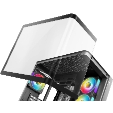 Корпус DeepCool CG530U 4F Black, Midi-Tower, чёрный, 4 x 120 мм
