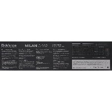 Комплект клавиатура+мышь Defender Milan C-992 беспроводной, USB, 1000 DPI, чёрный