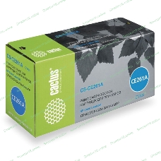 Картридж лазерный Cactus CS-CE261A голубой (11000 стр.) для принтеров HP Сolor LaserJet CP4025/CP4525/CM4540