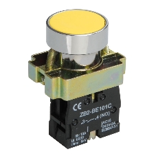 Кнопка управления LAY5-BA51 без подсветки желтая 1з BBT60-BA-K05 IEK