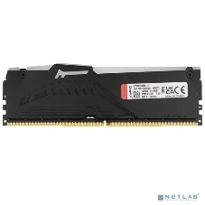 Оперативная память Kingston Fury Beast, DDR5, 32Gb (1x32GB), 5600MHz, CL36, DIMM, радиатор, RGB, черный