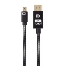 Кабель 1.4V Mini DisplayPort M <--> DisplayPort M 1,8м 4K@120HZ 8K@60HZ Telecom (TA683M-1.8M)