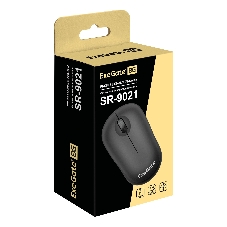 Мышь беспроводная ExeGate Professional Standard SR-9021 черный, 1200 dpi, радиоканал, USB, кнопки - 3