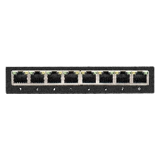 Коммутатор неуправляемый ExeGate EDGS-1008D (8-портовый гигабитный UTP 10/100/1000 Base-T, металлический корпус, с функцией энергосбережения (Green Ethernet Technology), настольный/настенный))