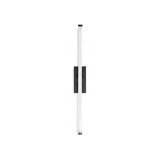 Настенный светодиодный светильник Ambrella light FL6112 BK черный 9W 3000K-6400K 410*40*80
