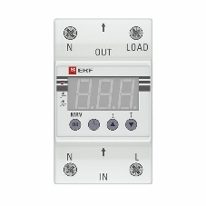 Реле напряжения с дисплеем MRV 63А PROxima EKF MRV-63A