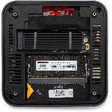 Неттоп IRU Planio 110ALCN N95 (1.7) 8Gb SSD256Gb UHDG Windows 11 Pro GbitEth WiFi BT 30W черный (RUS) (2198621)