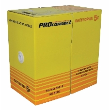 Кабель витая пара PROconnect FTP 4PR 24AWG, CCA, cat.5e, наружный (OUTDOOR), бухта 305 м