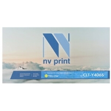 Картридж лазерный NVPrint совместимый Samsung CLT-Y406S Yellow для CLP-360/365/368/CLX-3300/3305 (1000k)