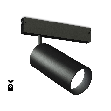 Управляемый светодиодный светильник для шинопровода Magnetic Ambrella light GL1232 BK черный IP20 24W 3000K-6400K 220V 36° D65*140 (Без ПДУ)