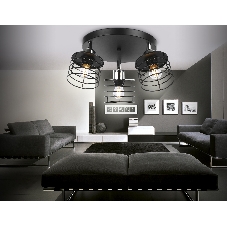Светильник Ambrella light TR8092/3 BK/CH черный/хром E27*3 max 40W D372*190