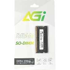 Оперативная память AGI Premier, DDR4, 8GB (1x8GB), 3200 MHz, CL22, без радиатора, SO-DIMM