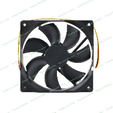 Вентилятор для корпуса Gembird черный, 120 мм, 1550 об/мин, 22.5 дБ, 3 pin