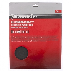 Шлифлист Matrix на бумажной основе, P 320, 230x280 мм, 10 шт., водостойкий