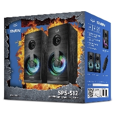 Акустическая система SVEN SPS-512 2.0 черные