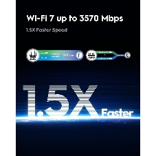 Маршрутизатор Cudy BE3600 Gigabit Dual Band Wi-Fi 7 Mesh Router, Chipset Broadcom, 802.11be/ax/ac/a/b/g/n, 2882Mbps at 5GHz + 688Mbps at 2.4GHz, 5 x 10/100/1000Mbps Ports, 4 x 5dBi fixed antennas, WiFi router/AP/Repeater/WISP Mode, PPTP/L2TP/OpenVPN/WireGuard, MLO, MU-MIMO, Guest network, WPS, DDNS, IPv6, IPTV, WOL, WPA3, TR069/TR098/TR111/TR181, Cudy APP