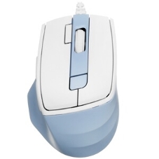 Мышь проводная A4Tech Fstyler FM45S Air голубой/белый, 2400 dpi, USB, кнопки - 7