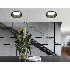 Светильник Ambrella light TN51814 BK черный GX53 max 15W D105*36