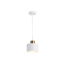 Светильник Ambrella light TR8112 WH/BS белый/латунь E27 max 40W D120*940