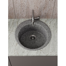 Мойка для кухни BAU Dream Pro D 48, без выпуска, серый камень