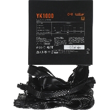 Блок питания PCCOOLER P5-YK1000-B1H, 1000Вт, 80 PLUS Bronze, 135мм, черный