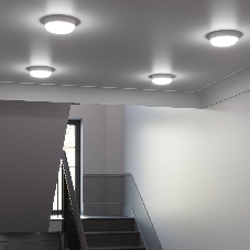 Светильник ЖКХ Elementary круг 20W 1680lm 6500K 160-260V IP65 D175*52мм белый LED