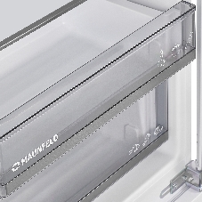 Встраиваемый холодильник Maunfeld MBL177SWGR Inverter белый однокамерный 322 л без морозилки