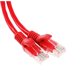Патч-корд Premier PP12-3M/R 1000Гбит/с UTP 4 пары cat.5E CCA molded 3м красный RJ-45 (m)-RJ-45 (m)