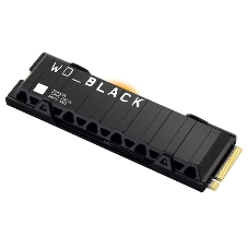 Накопитель SSD WD 2Tb Black SN850X, M.2(22x80мм), NVMe, PCIe 4.0 x4, 3D TLC, R/W 7300/6600Mb/s, IOPs 1 200 000/1 100 000, TbW 1200, DWPD 0.3, with Heat Spreader (12 мес.)