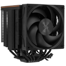 Кулер для процессора PCCooler RZ620Pro TC BK (265W, 4-pin PWM, 160mm, Al/Cu, 6x6mm, 2x120mm, 80CFM, 36.2dBA, 2400RPM, S: 1851/1700/1200/115X, AM5/AM4, black)