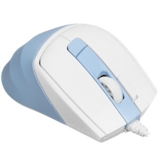 Мышь проводная A4Tech Fstyler FM45S Air голубой/белый, 2400 dpi, USB, кнопки - 7
