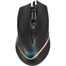 Мышь проводная AULA F805 черный, 6400 dpi, USB, кнопки - 7