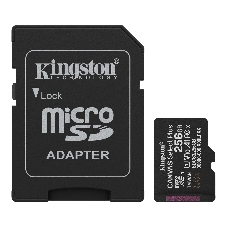 Флеш карта microSDXC 256Gb Kingston SDCS3/256Gb Canvas Select Plus + adapter