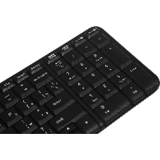 Комплект клавиатура+мышь Logitech MK220 беспроводной, USB, 1000 DPI, чёрный
